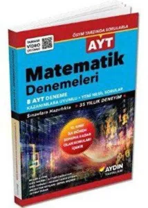 SÜPER FİYAT Aydın Yayınları AYT Matematik 8 Deneme