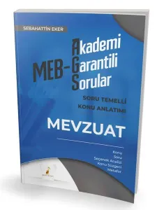 MEB - AGS Mevzuat Soru Temelli Konu Anlatımı