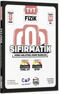 Çap Yayınları TYT Fizik Sıfırmatik Konu Anlatımlı Soru Bankası