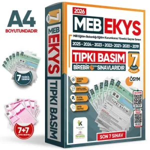 İnformal Yayınları 2026 MEB EKYS ÖSYM Çıkmış Soru Tıpkı Basım Deneme Paketi 7 li