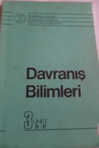 Davranış Bilimleri 3 Ünite 18-27
