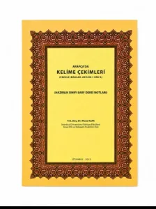 Arapçada Kelime Çekimleri Musa Alak