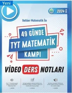 Rehber Matematik 2026 49 Günde TYT Matematik Video Ders Kitabı