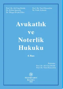 Avukatlık Ve Noterlik Hukuku
