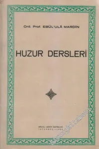 Huzur Dersleri -        1956