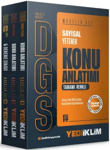 Yediiklim Yayınları 2027 DGS Sayısal Yetenek Prestij Serisi Konu Anlatımı Modüler Set
