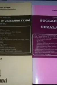 Suçların Tespiti ve Cezaların Tayini 2 Cilt Takım
