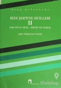 Rize Şer'iyye Sicilleri 2