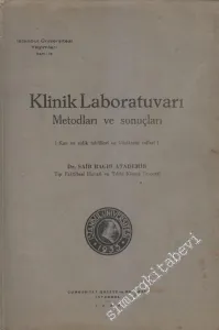 Klinik Laboratuvarı Metodları ve Sonuçları -        1936
