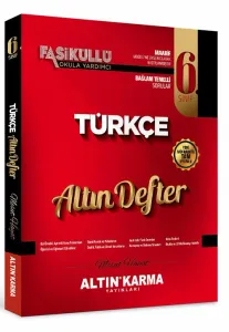 6. SINIF TÜRKÇE ALTIN DEFTER 2027