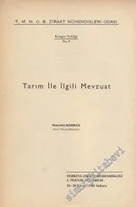 Tarım ile İlgili Mevzuat -