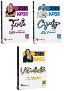 Hoca Kafası Yayınları 2026 KPSS Genel Kültür Set (Tarih Coğrafya Vatandaşlık Soru 3'lü Set)