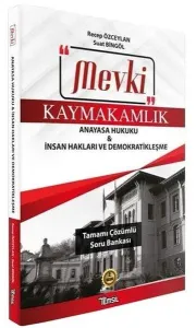 Mevki Anayasa Hukuku İnsan Hakları ve Demokratikleşme Soru Bankası