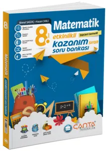 Çanta Yayınları 8. Sınıf Matematik Etkinlikli Kazanım Soru Bankası