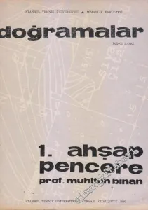 Doğramalar: 1. Ahşap Pencere -        1980