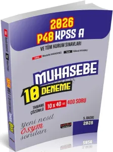 Savaş Yayınları 2026 KPSS A Grubu P48 Muhasebe 10 Deneme