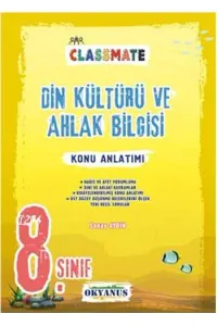 Okyanus Yayınları 8. Sınıf Classmate Din Kültürü ve Ahlak Bilgisi Konu Anlatımı