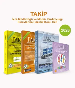 Takip İcra Müdürlüğü ve Müdür Yardımcılığı Sınavlarına Hazırlık Alan Bilgisi Konu Seti -2026