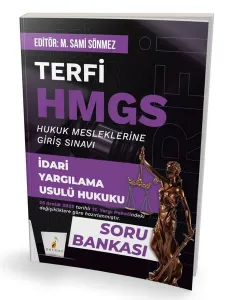 Terfi HMGS İdari Yargılama Usulü Hukuku Soru Bankası