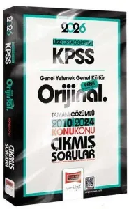 Yargı Yayınları 2026 KPSS Lise-Ortaöğretim GK-GY Orijinal 2010-2024 Konu Konu Çıkmış Sorular
