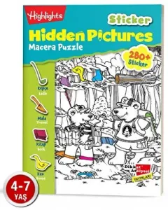 Sticker Hidden Pictures Doğa Puzzle (Tek Kitap)