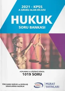 KPSS A Grubu Hukuku Soru Bankası 2021 Alan Bilgisi Murat Yayınları