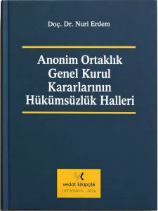 Anonim Ortaklık Genel Kurul Kararlarının Hükümsüzlük Halleri