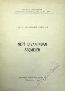 Nef'i Divanından Seçmeler -        1986