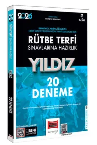 Yargı Yayınları 2026 Rütbe Terfi Sınavlarına Hazırlık Yıldız 20 Deneme