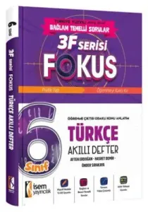 İsem Yayınları 6. Sınıf Fokus Türkçe Akıllı Defter
