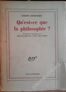 Qu'est-ce que la Philosophie? -