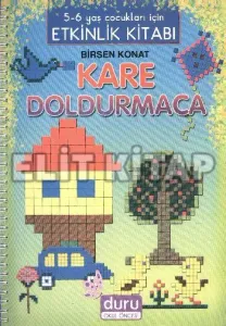 Kare Doldurmaca 5 6 Yaş Çocukları İçin Etkinlik