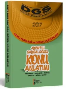 İsem DGS Ayrıntılı Sayısal Sözel Konu Anlatımı 2017