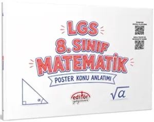 Editör Yayınları 8. Sınıf LGS Matematik Poster Konu Anlatımlı