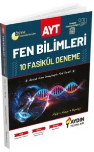 Aydın Yayınları AYT Fen Bilimleri 10 Deneme