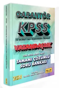 Makro Kitap Yayınları 2024 KPSS Vatandaşlık Garantör Soru Bankası Çözümlü