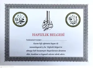 HAFIZLIK BELGESİ