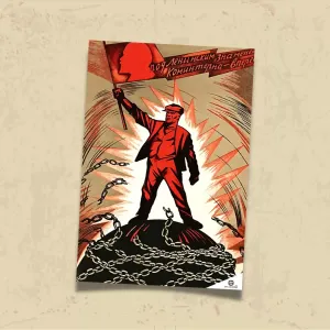 POSTER 0064 - 1 MAYIS - SOVYET AFİŞİ - KUŞE KAĞIT (33X48)