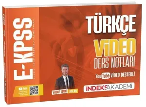 İndeks Akademi 2026 EKPSS Türkçe Video Ders Notları