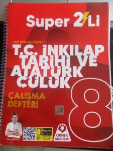 8. Sınıf T. C. İnkılap Tarihi ve Atatürkçülük Çalışma Defteri