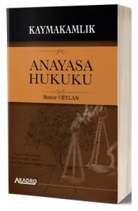 A Kadro Yayınları Kaymakamlık Anayasa Hukuku Konu Anlatımlı
