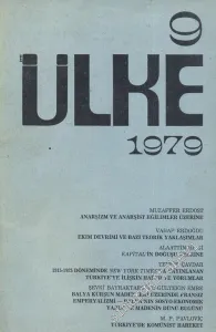 Ülke: Üç Aylık Siyasi Dergi  - Sayı: 9; 1979