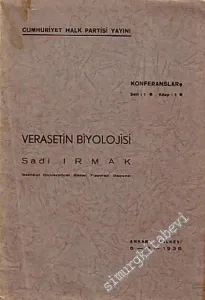 Verasetin Biyolojisi -        1938