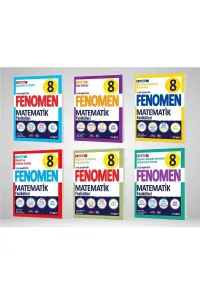 FENOMEN 8 MATEMATİK FASİKÜLLERİ (TOPLAM 6 FASİKÜL)