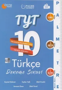 Palme Yayınları TYT Türkçe Palmetre Serisi 10 Deneme Video Çözümlü