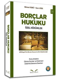Borçlar Hukuku Özel  Hükümler