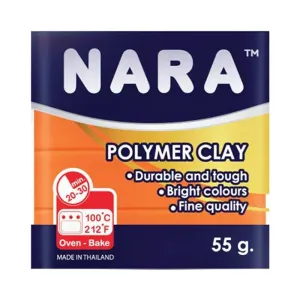 NARA POLYMER CLAY 55gr.NEON ORANGE ( Polimer Kil )
