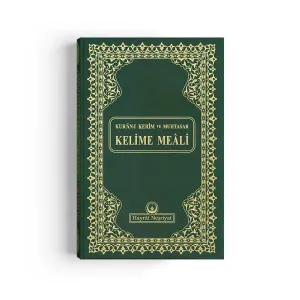 Rahle Boy Muhtasar Kelime Mealli Kur'an (Yeşil, Mühürlü)