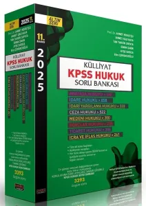 Savaş Yayınları 2025 Külliyat KPSS Hukuk Soru Bankası