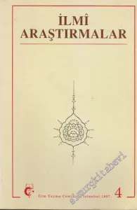 İlmi Araştırmalar: Dil Edebiyat Tarih İncelemeleri Dergisi - 4 - 1997    1997   1997